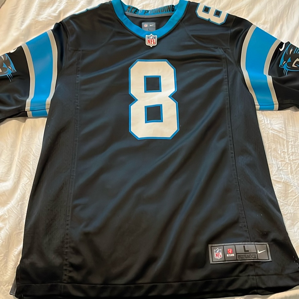 Black Carolina Panthers Jaycee Horn jersey